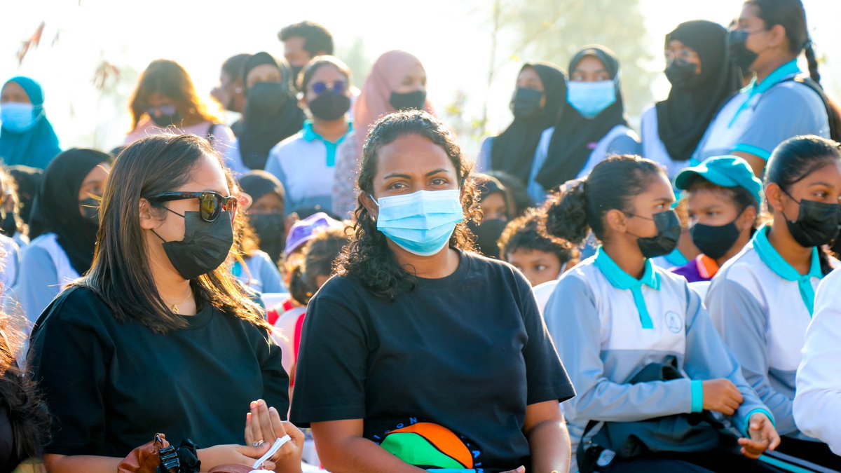 MoEnvmv's tweet photo. Minister Shauna inaugurated a tree planting event organised by @clean_maldives in coordination with @hdcmaldives. Many school children participated in the event. #CLEANMaldives #GoGreenEvent2021 #SaveLife #GoGreenMV #PlantaTree https://t.co/6DiP0N2OK5
