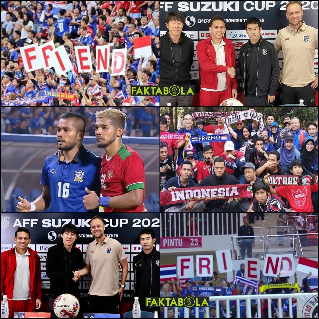 FaktaSepakbola's tweet photo. Indonesia &amp; Thailand 🤝 Friend 🇮🇩🇹🇭❤️

Respect 👏 https://t.co/PiCuV16f2G