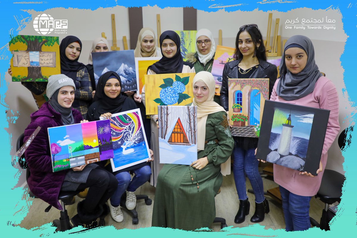maps_ngo's tweet photo. صاحبات المواهب والإبداع..
صاحبات الخيال الراقي..
صاحبات الأفق الواسع..
في ختام دورة الرسم الاحترافي https://t.co/JRqekG3XmE