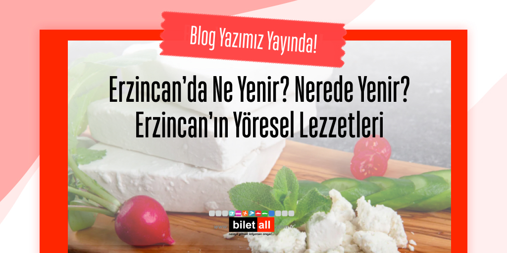 Doğu Anadolu Bölgesi’nin önemli şehirlerinden biri olan Erzincan, özellikle yöresel yemekler konusunda farklı ve zengin seçeneklere sahip.😍 Erzincan'ın bu dillere destan mutfağına dair merak ettiğiniz her şey Biletall'da!❤️

⬇️⬇️⬇️

blog.biletall.com/erzincanda-ne-…

#Erzincan