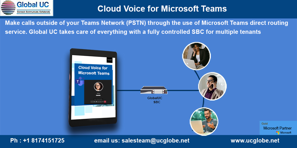 ucglobe's tweet image. Cloud Voice for Microsoft Teams.
Make calls outside of your Teams Network (PSTN) through the use of Microsoft Teams direct routing service. Global UC takes care of everything with a fully controlled SBC for multiple tenants.

#cloudpbx #PBX #teamsdirectrouting  #MicrosoftTeams