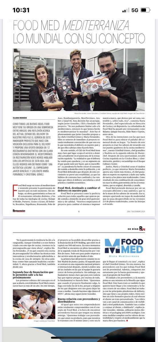 FoodmedDelivery's tweet photo. Gracias! @RN_revista ! Muchas gracias !!! https://t.co/2kluzerAe9