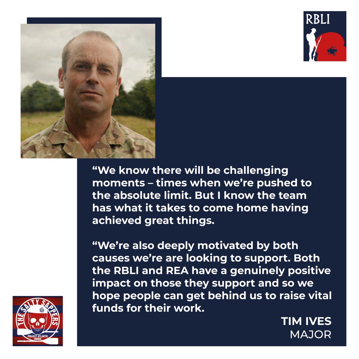 RBLI (@rbli) on Twitter photo Our <a href="/SaltySappers/">Salty Sappers</a> are making amazing progress on their quest to conquer the Atlantic Ocean in their 8.64m, R45 ocean rowing boat, Victory. ๐ฃ
Donate to their (sea)worthy cause here: ow.ly/9TsW50HgnLy
#saltysappers #rbli #supportforveterans #FollowTheSapper #MadeByTheSea Our <a href="/SaltySappers/">Salty Sappers</a> are making amazing progress on their quest to conquer the Atlantic Ocean in their 8.64m, R45 ocean rowing boat, Victory. ๐ฃ
Donate to their (sea)worthy cause here: ow.ly/9TsW50HgnLy
#saltysappers #rbli #supportforveterans #FollowTheSapper #MadeByTheSea