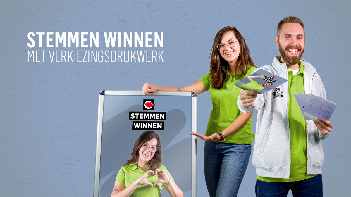 De #gemeenteraadsverkiezingen komen steeds dichterbij. Je hebt nog een paar maanden om zoveel mogelijk stemmen te winnen voor jouw partij. Maar hoe haal je al die stemmen binnen? Met drukwerk! Bestel nu al het drukwerk voor de #campagne van jouw partij via bit.ly/32t16OY