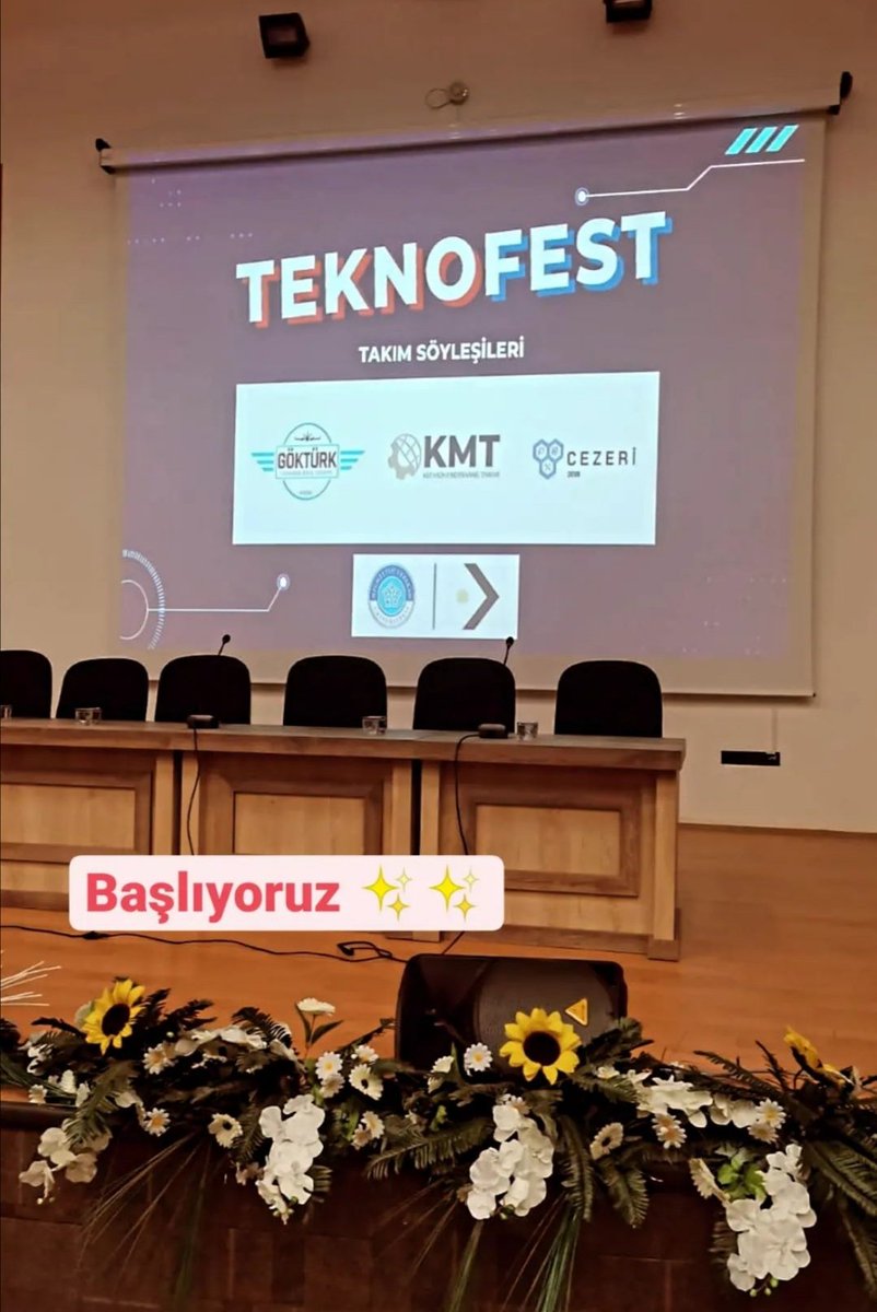 neubilisim's tweet photo. Teknofest başlamak üzeree ✨ https://t.co/jIVOee0APD