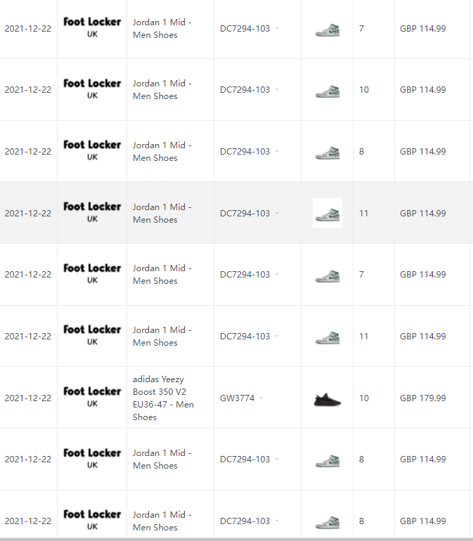 Leonard (@leonard_zlt) on Twitter photo S/O Restock
Bot: <a href="/KylinBot/">KylinBot</a>
Tool: <a href="/MonitorOcean/">OCEAN</a> <a href="/bootteer/">Bootteer</a>
Proxy: <a href="/SakuraProxy/">Sakura Proxy</a> <a href="/Aurora_proxy/">Aurora proxy</a>
Cook group: <a href="/Yitian_Notify/">Yitian_Notify</a> S/O Restock
Bot: <a href="/KylinBot/">KylinBot</a>
Tool: <a href="/MonitorOcean/">OCEAN</a> <a href="/bootteer/">Bootteer</a>
Proxy: <a href="/SakuraProxy/">Sakura Proxy</a> <a href="/Aurora_proxy/">Aurora proxy</a>
Cook group: <a href="/Yitian_Notify/">Yitian_Notify</a>