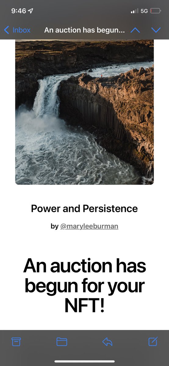 My favorite kind of email. LFG!! 🚀😭❤️