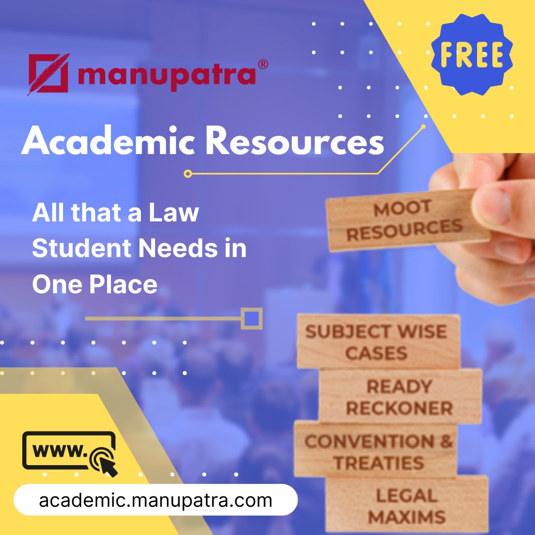 manupatrainfo's tweet photo. Visit https://t.co/F2VtmJvYYW and explore for yourself today!

#manupatra #lawstudent #poweryourlegalresearch https://t.co/Une4QiTv6m
