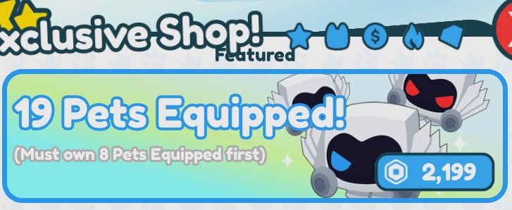 Pet Simulator X Exclusive Shop