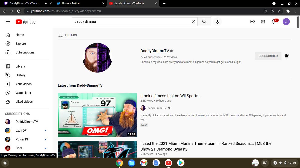 JalenInlow's tweet photo. @DaddyDimmuTv I have been watching your streams for about a year now and have enjoyed every stream that I have tuned in too. I love your streams and your video. Keep up the great work Dimmu. https://t.co/D3VsQz8suZ