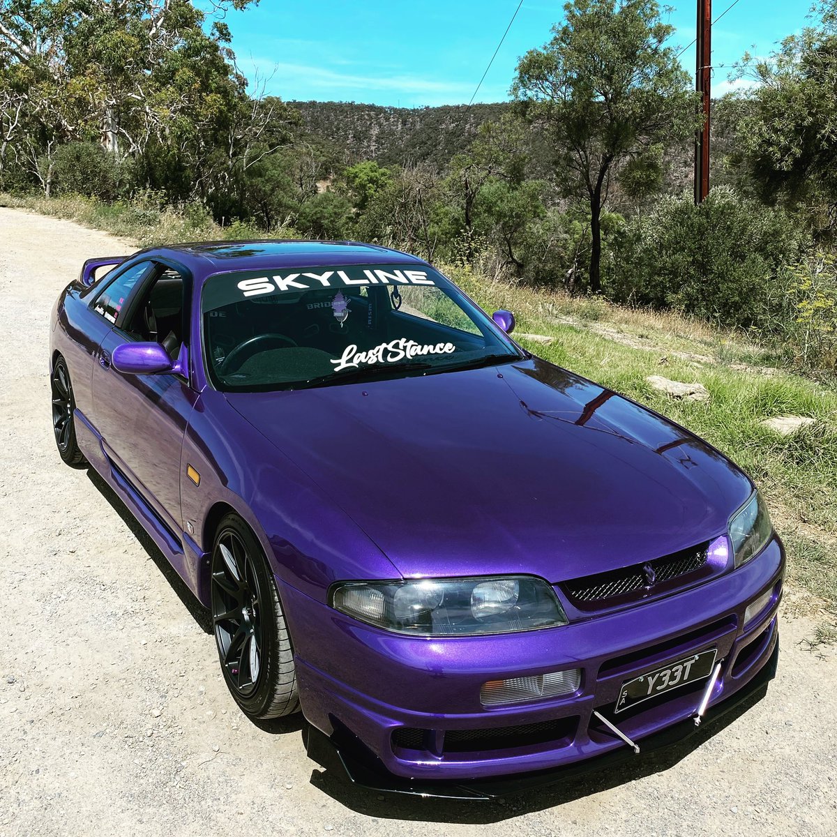 Mazbb33's tweet photo. My baby #r33 #NISSAN #Skyline #purplecar https://t.co/1IPmOKdSZ0