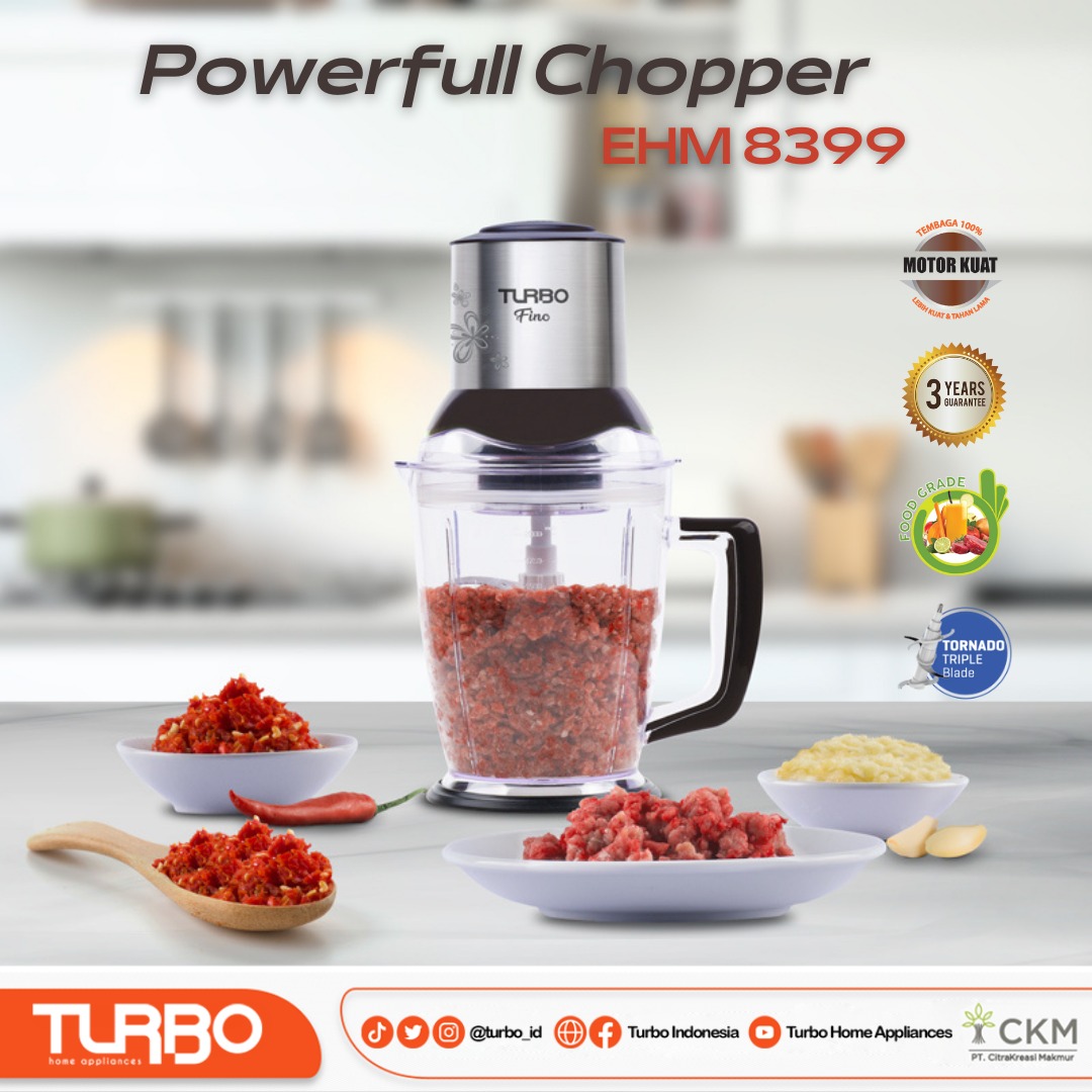 Powerfull Chopper EHM 8399 Dark Brown🥰 #chopper #powerfullchopper #turboindonesia #blender #homeappliance