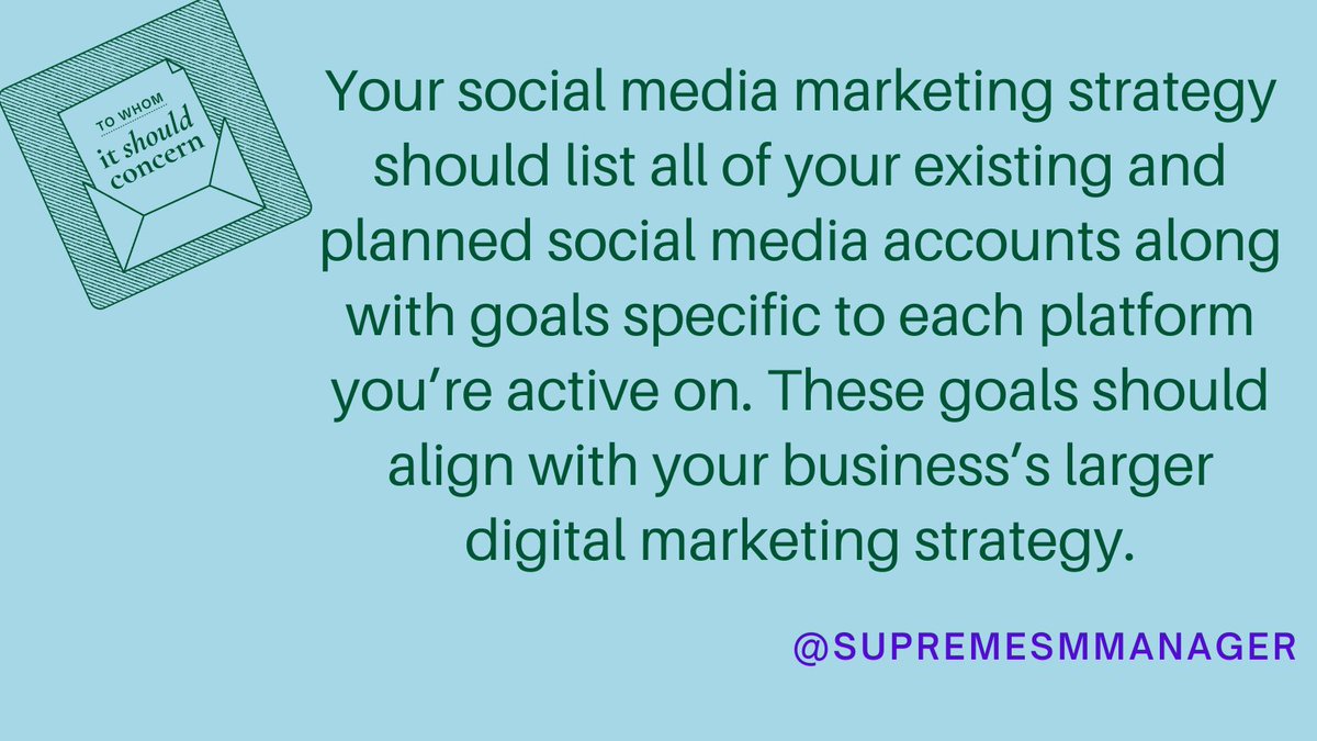 Social media marketing strategy