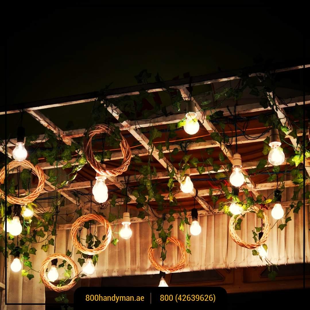800Handyman's tweet photo. Time is running fast! So if you are planning to host a party or an event, remember that '800handyman' is at your service.

#fairylights #lightsinstallation #lighting #light #electricalrepair #lightings #partydecorations #newyearparty #newyearpartydecorations https://t.co/Ft3yIst73J