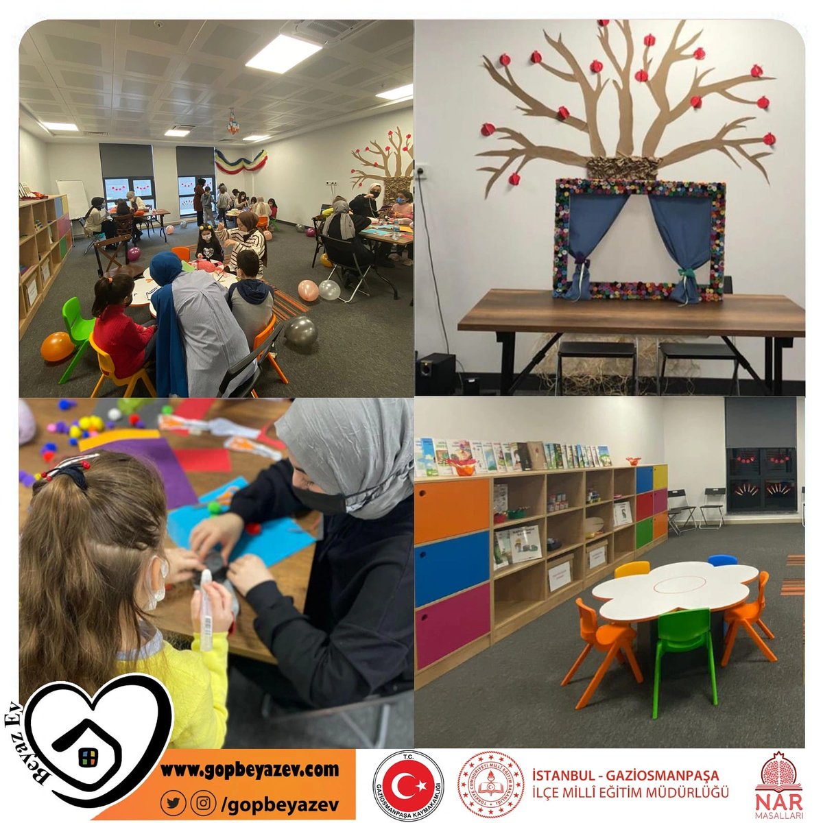 Gopbeyazev's tweet photo. Beyaz Ev Merkezinde her Çarşamba çocuklara yönelik etkinlikler düzenleniyor🧡
@tcgaziosmanpasa 
@numanhatipoglu 
@tcailesosyal https://t.co/LqDOayMATi