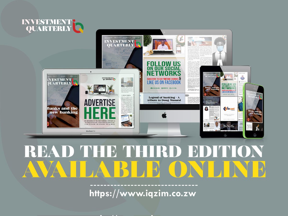 IQZimbabwe's tweet photo. The Third 2021 Edition is Out!!!
Visit https://www https://t.co/YjdIDp2osd to read and download your digital copy today... https://t.co/k1nDArocSY