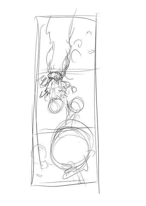 ラフを送って線画を仕上げてもらう遊びで、げそみちゃんに
もはや何を描こうとしていたか完全に忘れた3コマ漫画と思われる添付のラフを仕上げてもらいました!
完全に脳が修復されてこれが描きたかったんだと思い出しました!
オチまで完全に自分が考えたものと同じです! https://t.co/32Waogjv9N 