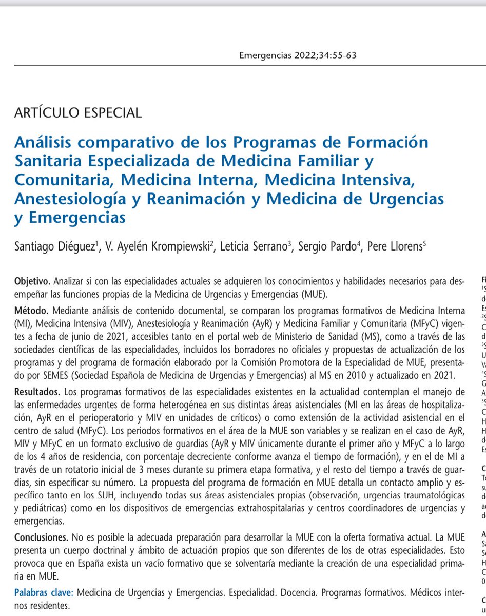 serparju's tweet photo. Sra @CarolinaDarias 
Ante su persistencia en la negación de que existimos @urgenciologos, le recomiendo una breve lectura. Estaremos encantados de hacérsela llegar a su despacho si le resulta más facil
#EspecialidadUrgenciasYA @SEMES_ @EMERGENCIAS_NET @SEMES_CV @umsadiza https://t.co/ySmSUMPcbH