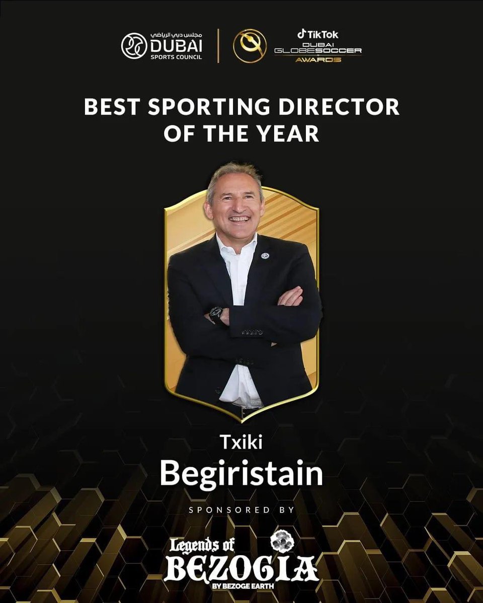 ZogiLabs's tweet photo. The @Globe_Soccer Awards commenced yesterday and it was definitely a day to remember. Televised in 54 countries with more than 500 million viewers. 

@legendofbezogia is glad to sponsor the award for the BEST SPORTING DIRECTOR OF THE YEAR

#GlobeSoccerAwards x #LegendsOfBezogia https://t.co/blAVIyQAhe
