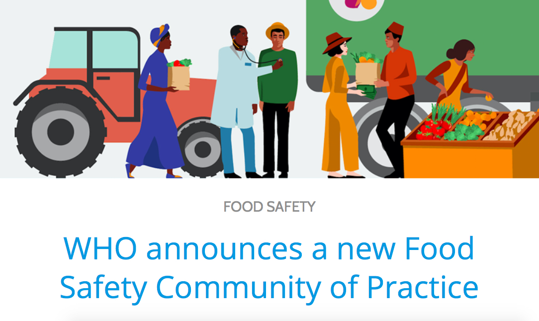 📚 | Interested in deepening your knowledge and expertise in the area of #FoodSafety? 

👉 <a href="/WHO/">World Health Organization (WHO)</a> announces today a 🆕 Food Safety Community of Practice.
 
Learn more and join the Community❗️

➕ℹ️➡️ bit.ly/3pxzq4p