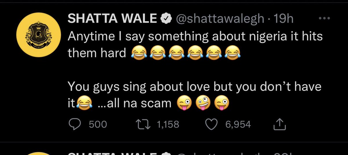 SWAGFOCUS's tweet photo. @shattawalegh Why everybody sees All Nigeria like a scam, even shatta dey call us scam for the matter. https://t.co/dvwX7xhAPD