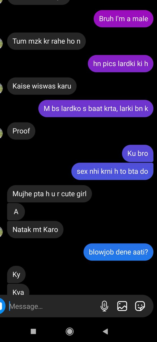 japanidoggy's tweet photo. got a text from random guy "SeXT chaT krOge?" so i told him i am a GAY guy and dude blocked me. just wanted to him to taste his own medicine. https://t.co/wForK3G9DX