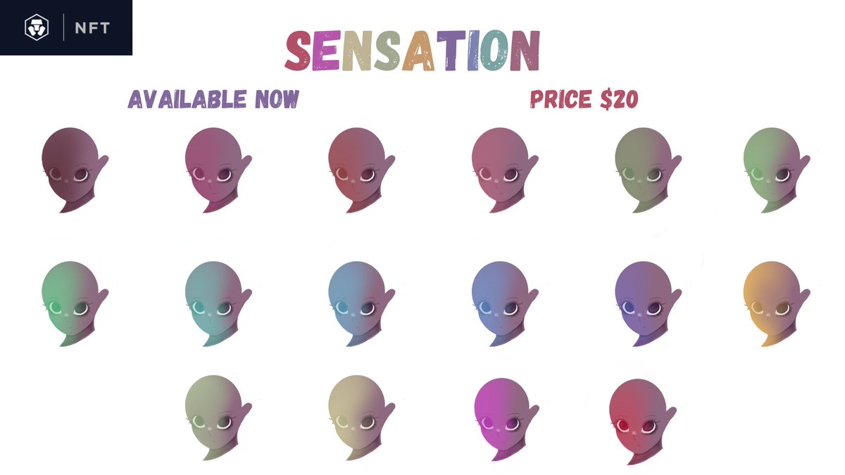 Sensation is available now !!!!
Check it out crypto.com/nft/collection…

#NFTs #nftart #NFTCommunity #cro #nftcollector #NFTartists