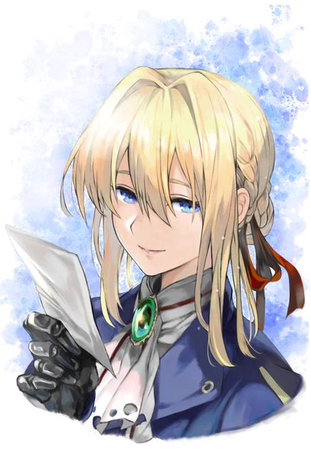 #年の瀬に渾身のイラスト晒すのでフォローしてください 
ヴァイオレットちゃんですね 