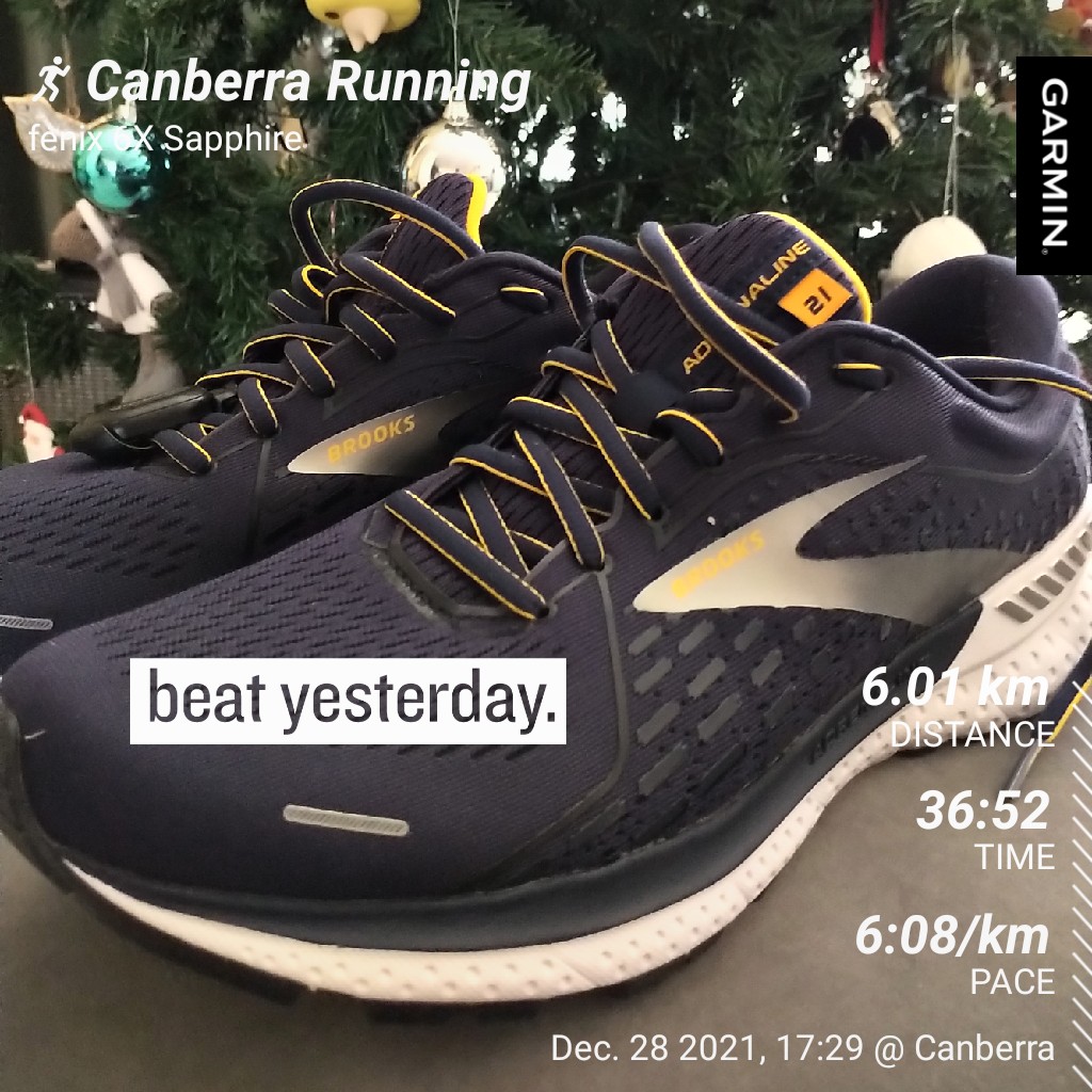 Jscotth's tweet photo. #garmin #beatyesterday @BrooksRunningAU @LightfeetAU @JaymeMarkus @RohanGreenland All in for the Canberra Running Festival. New shoes and new insoles #boxingdaysales #injuryfree https://t.co/eYmU21C4fI