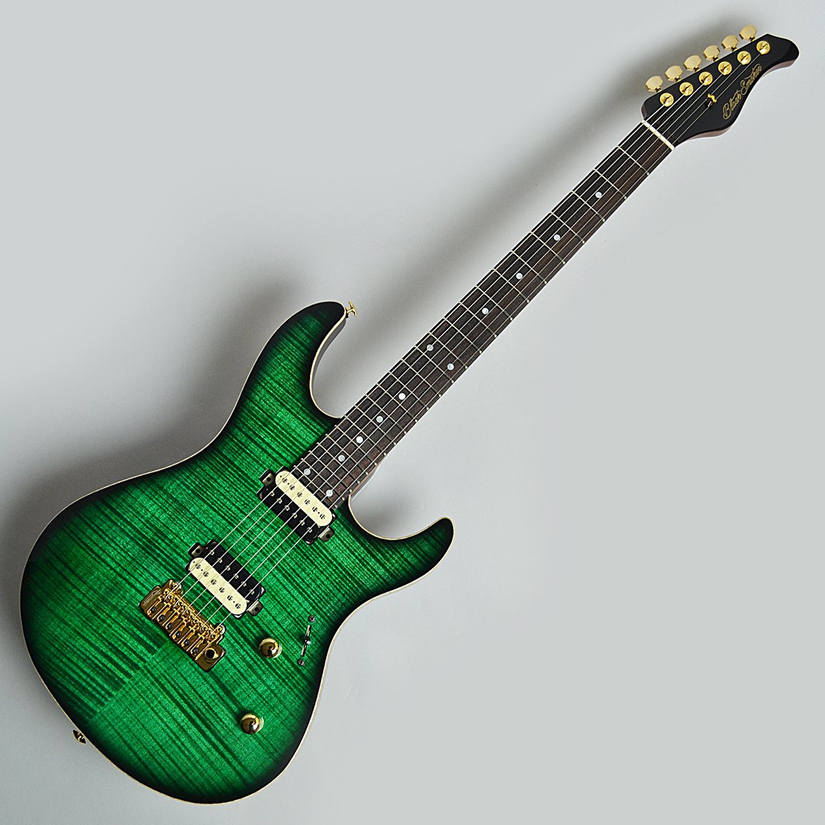 ギター】Black Smoker『FUTURA-S HH 5A FM/Fiji Mahogany LIMITED