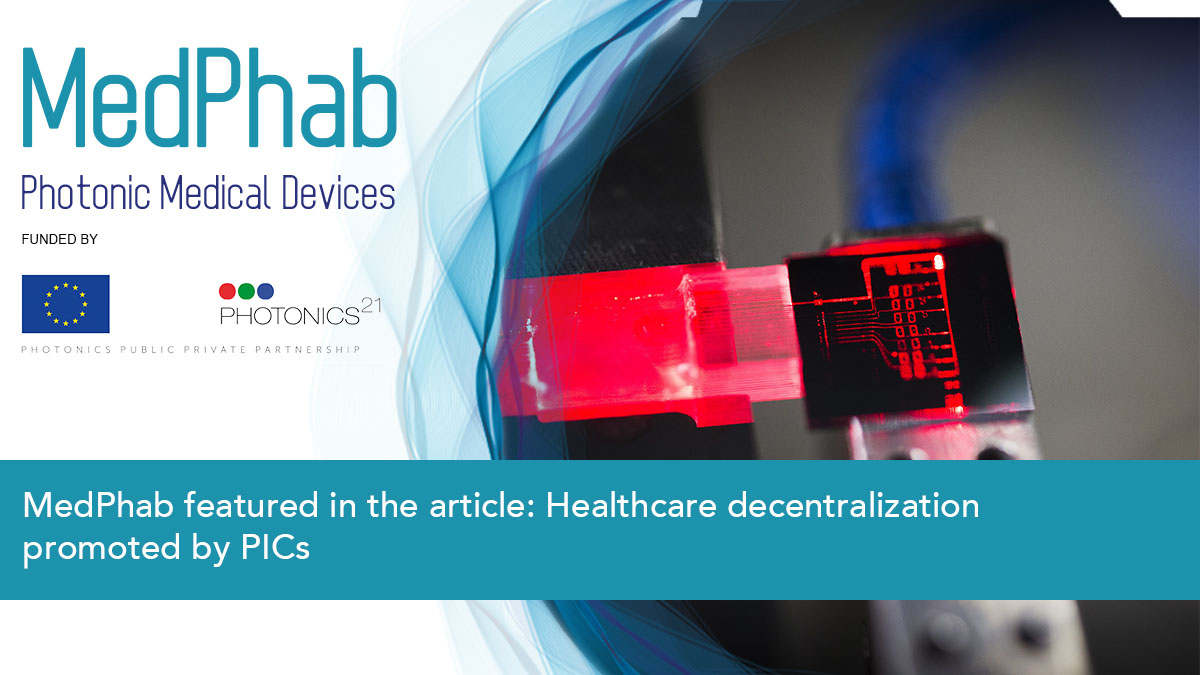MedPhab's tweet photo. MedPhab is featured in the article "Healthcare decentralization promoted by PICs" published in @PhotonicViews by @BeletkaiaEpic. 
📖 Read full article 👉
https://t.co/tianYY8NzU

#healthcare #medicaldevices @PhotonicsEU @Photonics21 https://t.co/gJdMXFjXWR