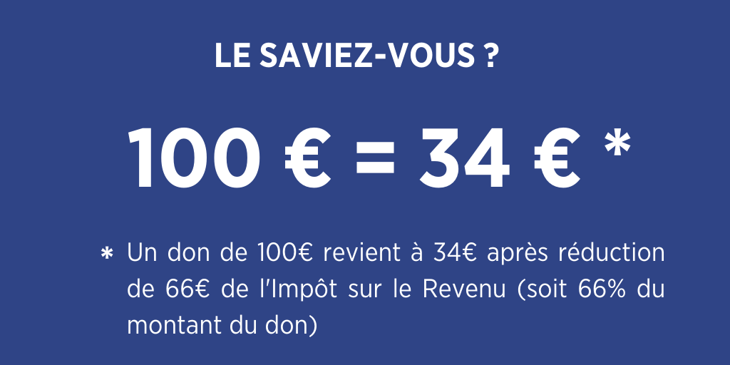 Fondation Dauphine (@fonddauphine) on Twitter photo 100 € = 34 € ... Vraiment ? 🤔 Mais si !
En faisant un don à <a href="/FondDauphine/">Fondation Dauphine</a> avant le 31/12, vous bénéficiez d'une réduction fiscale de 66% du montant de votre don 😉
🤝 Et aussi, vous aidez les étudiants de Dauphine !
Alors vite, faites un #don ! 👉 bit.ly/3oIMhz4 100 € = 34 € ... Vraiment ? 🤔 Mais si !
En faisant un don à <a href="/FondDauphine/">Fondation Dauphine</a> avant le 31/12, vous bénéficiez d'une réduction fiscale de 66% du montant de votre don 😉
🤝 Et aussi, vous aidez les étudiants de Dauphine !
Alors vite, faites un #don ! 👉 bit.ly/3oIMhz4