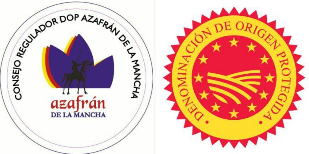 DOPAzafran's tweet photo. Si no quieres que te den la #inocentada cuando compras #AzafrándeLaMancha busca en los envases el sello europeo de #DenominacióndeOrigenProtegida y la marca de conformidad del Consejo Regulador de la DOP 👇 https://t.co/h2VxdXQjTB