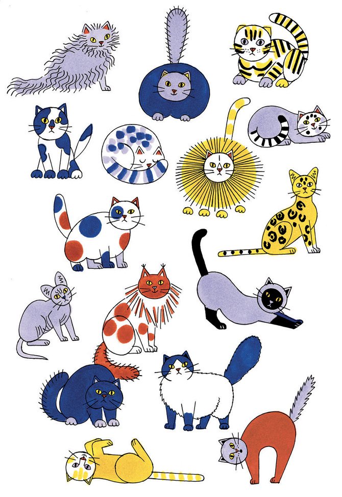 Brindille_'s tweet photo. "Viens, mon beau chat, sur mon cœur amoureux ;
Retiens les griffes de ta patte,
Et laisse-moi plonger dans tes beaux yeux,
Mêlés de métal et d'agate [...]"
Charles Baudelaire
#illustration © Amélie Fontaine https://t.co/kZUi0CP9ZN