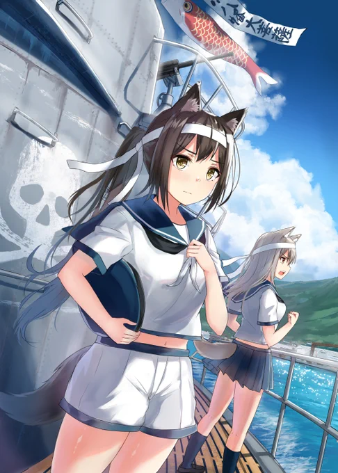 冬コミ2日目東ラ27a プロイェクトオスト様から頒布されます「日本海軍潜水艦隊、史上最大の反乱出撃!」の表紙描かせていただきました。通販もありますのでよろしくお願いいたします。
通販→https://t.co/zNu1qaavvQ 