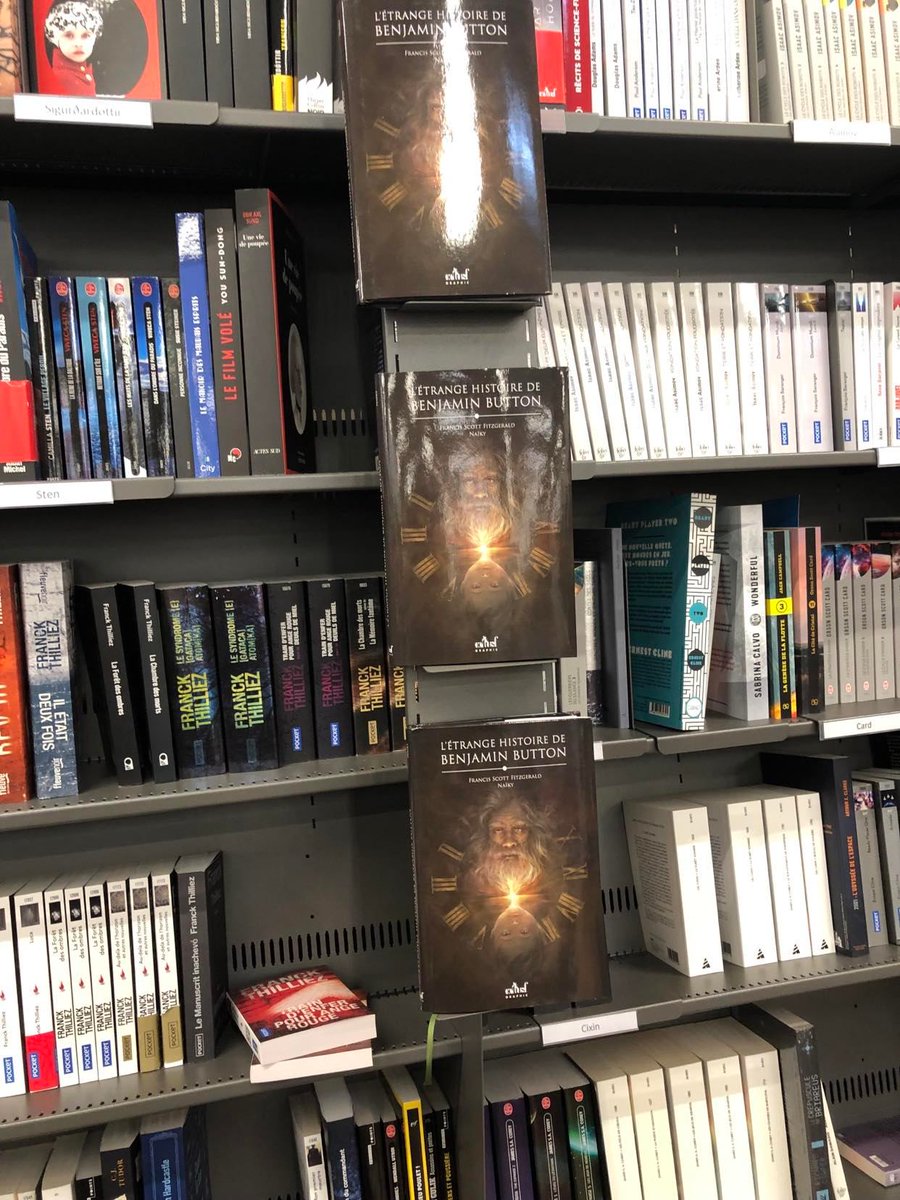 Editions_ActuSF's tweet photo. Merci @Cultura Epagny pour ces mises en avant !
#clubdespunks #Benjaminbutton https://t.co/e5c8etdlTI