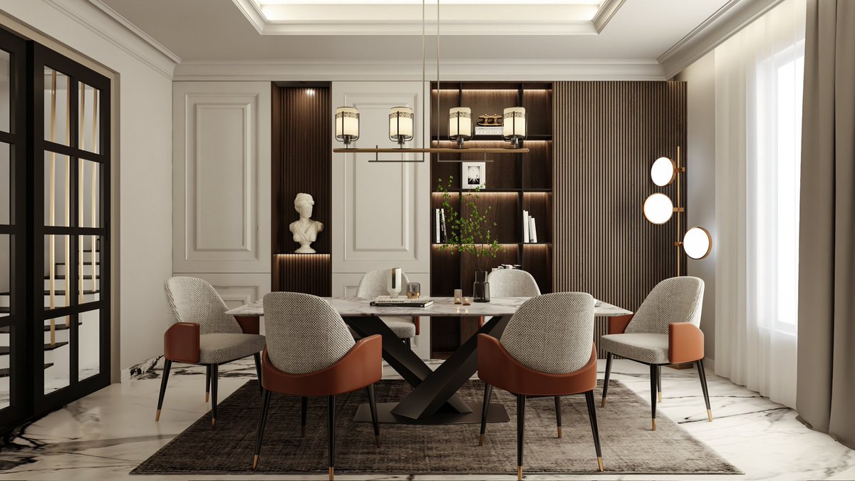 MS3deldin's tweet photo. Part of a work in progress 💙✨
Dinning room interior design
Used 3dsmax 2021+vray 5.1+photoshop 
#3dsmax #vray #photoshop #interiordesign https://t.co/6UTWsAigMF