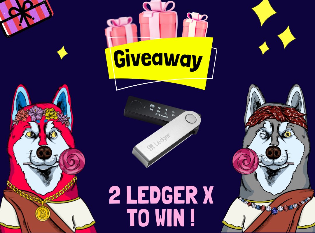 To celebrate the beginning of the year 2022 in the best way possible, The Dreamy Husky is giving away 2 Ledger Nano X for 2 lucky winners. 🥳

The winner will be randomly selected on January 28th, 2022.

gleam.io/competitions/J…

#NFT #cryptocurrency #Giveaway #NewYear #ledger