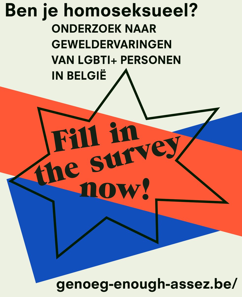 Om correcte beleidsaanbevelingen te kunnen formuleren zijn we ook op zoek naar specifieke profielen. Ben jij homoseksueel? Neem dan even de tijd om deel te nemen aan dit beleidsvoorbereidend onderzoek.

Link survey: genoeg-enough-assez.be

Samen strijden voor een beter beleid!