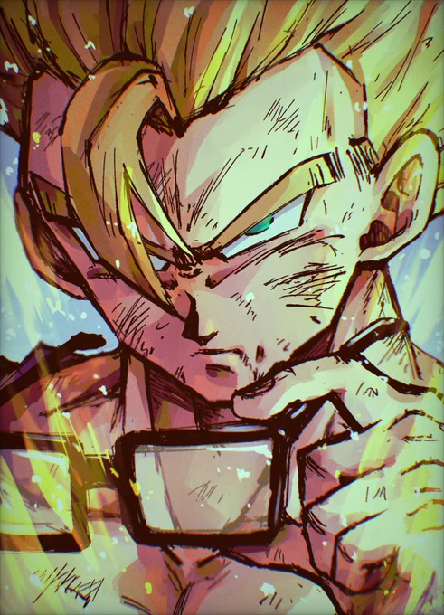 1週間で悟飯3枚も描けちゃった🥳
はやく映画で拝みたいです😇
#ドラゴンボール超スーパーヒーロー 
#DragonBallSuperSuperHero 