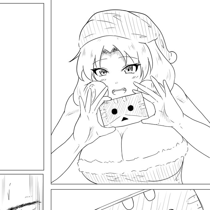 もうすぐ年が明けるのにまだクリスマス絵を描いてる… 