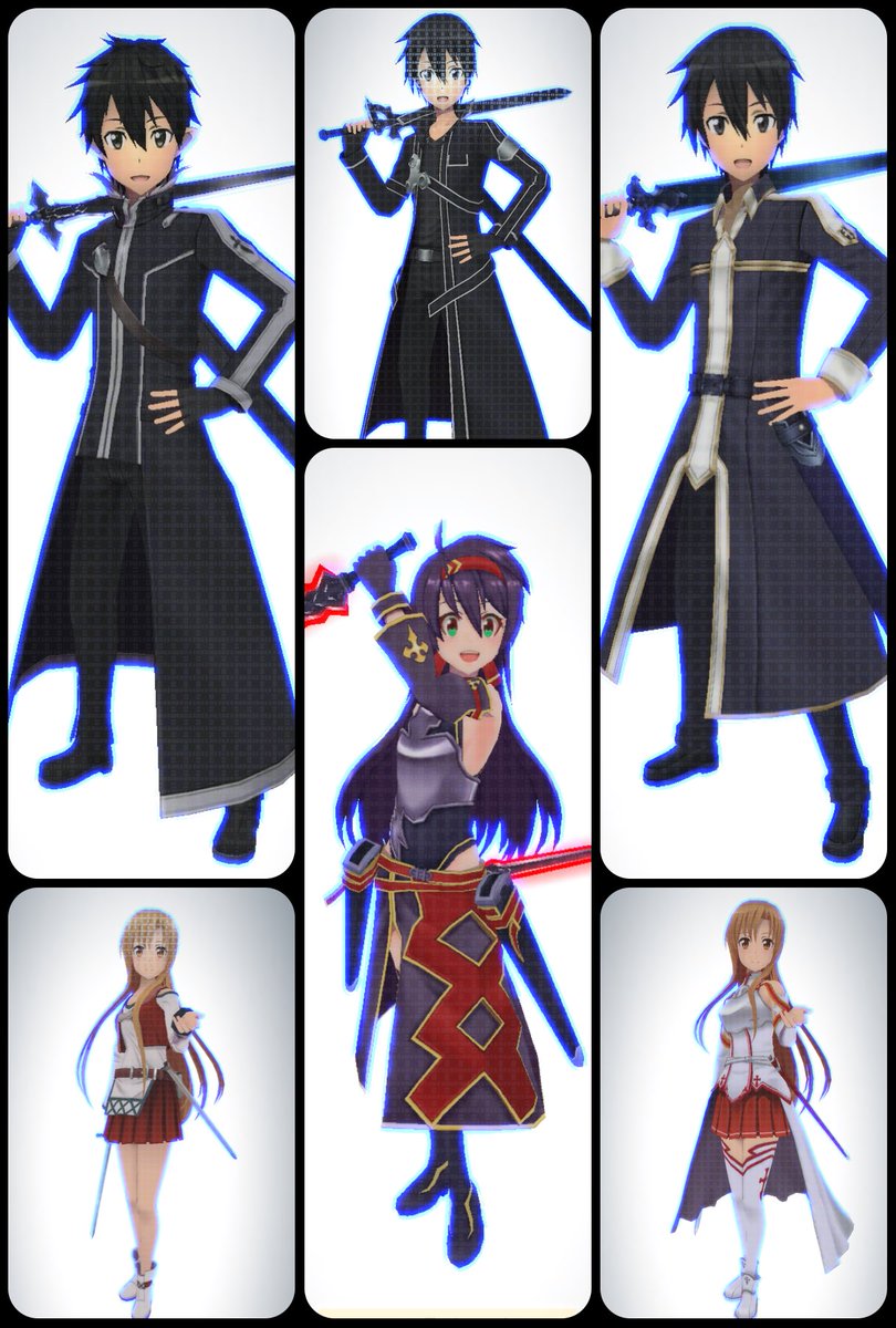 プレイアブルのお二人確保ー!!!と思って並べたらすごい圧迫みたいになって笑ってしまった 