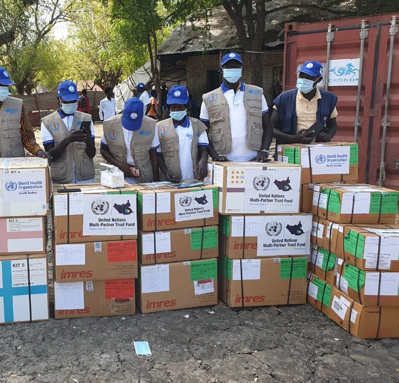WHOSouthSudan's tweet photo. As part of the community violence reduction project, 
@WHOSouthSudan has delivered essential drugs, including trauma &amp; emergency surgery kits to Akobo to support treatment for mental, neurological, &amp; substance use disorders; &amp; clinical management of rape cases by health partners. https://t.co/uMXCriOO2p