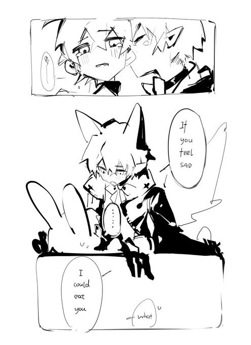 一点浮梅
hungry wolf& sad rabbit 