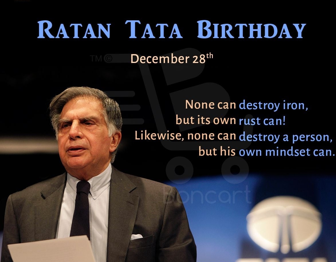Wishing Mr.Ratan Tata very Happy Birthday.   