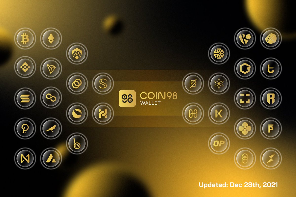 coin98_wallet's tweet photo. The recent integration is @SecretNetwork &amp; @harmonyprotocol bringing Coin98 Wallet to 50+ blockchains supported, including native integration and custom networks. 

ONE Passphrase for ALL 👉 https://t.co/kkvXVJVfqQ. https://t.co/oswKFYABG9