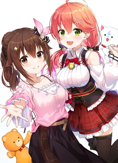 そらみこ新衣装! #soraArt #miko_Art 