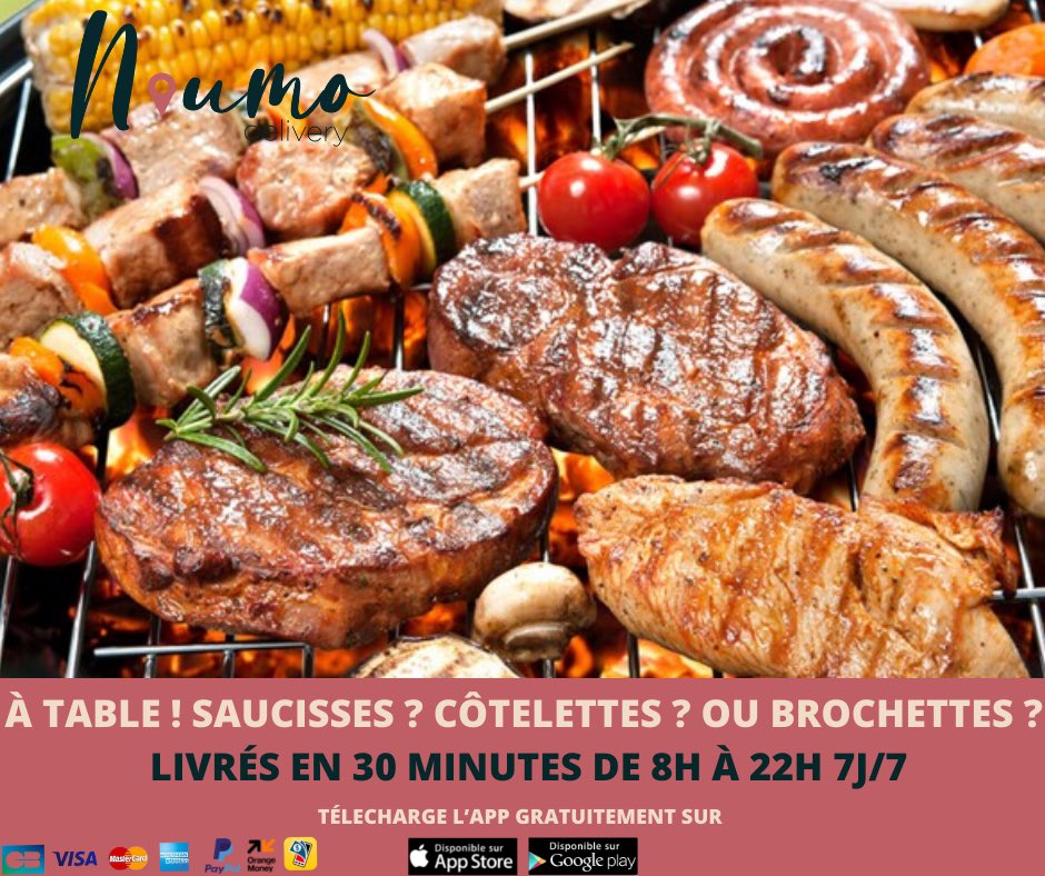 noumodelivery_'s tweet photo. Livraison des meilleures grillades de la ville 🥓 🌭 🥩 😋
Commandez vite chez l’un de nos restaurant partenaire ici 👉🏾  https://t.co/OzSHMCRKB1 https://t.co/xpSK4jIAVi