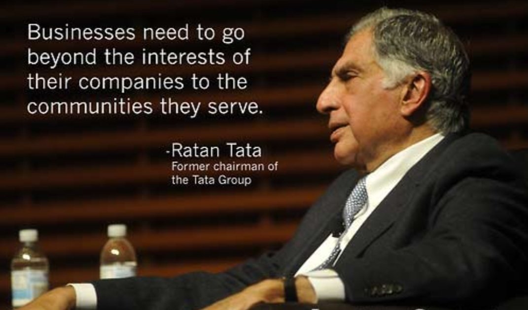 Values & Community >>>> 

Happy Birthday Ratan Tata Sir 