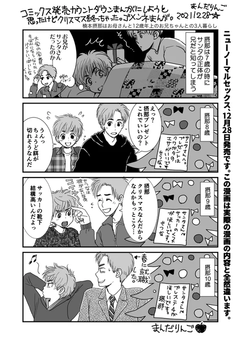 クリスマス乗り遅れたけどおまけ漫画です。 